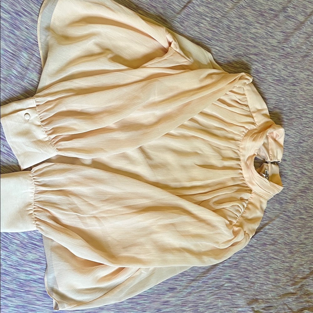 Chic Beige Women's Blouse